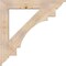 Ekena Millwork Merced Traditional Smooth Bracket, Douglas Fir, 5 1/2"W x 42"D x 42"H BKT06X42X42MRC01SDF - alternate 2